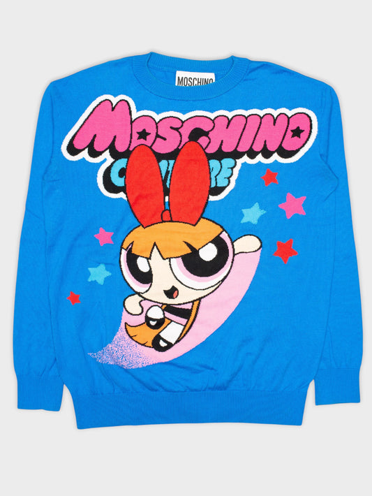 Moschino - S/S 2016 - The Powerpuff Girls Lolly sweater - women's size XS