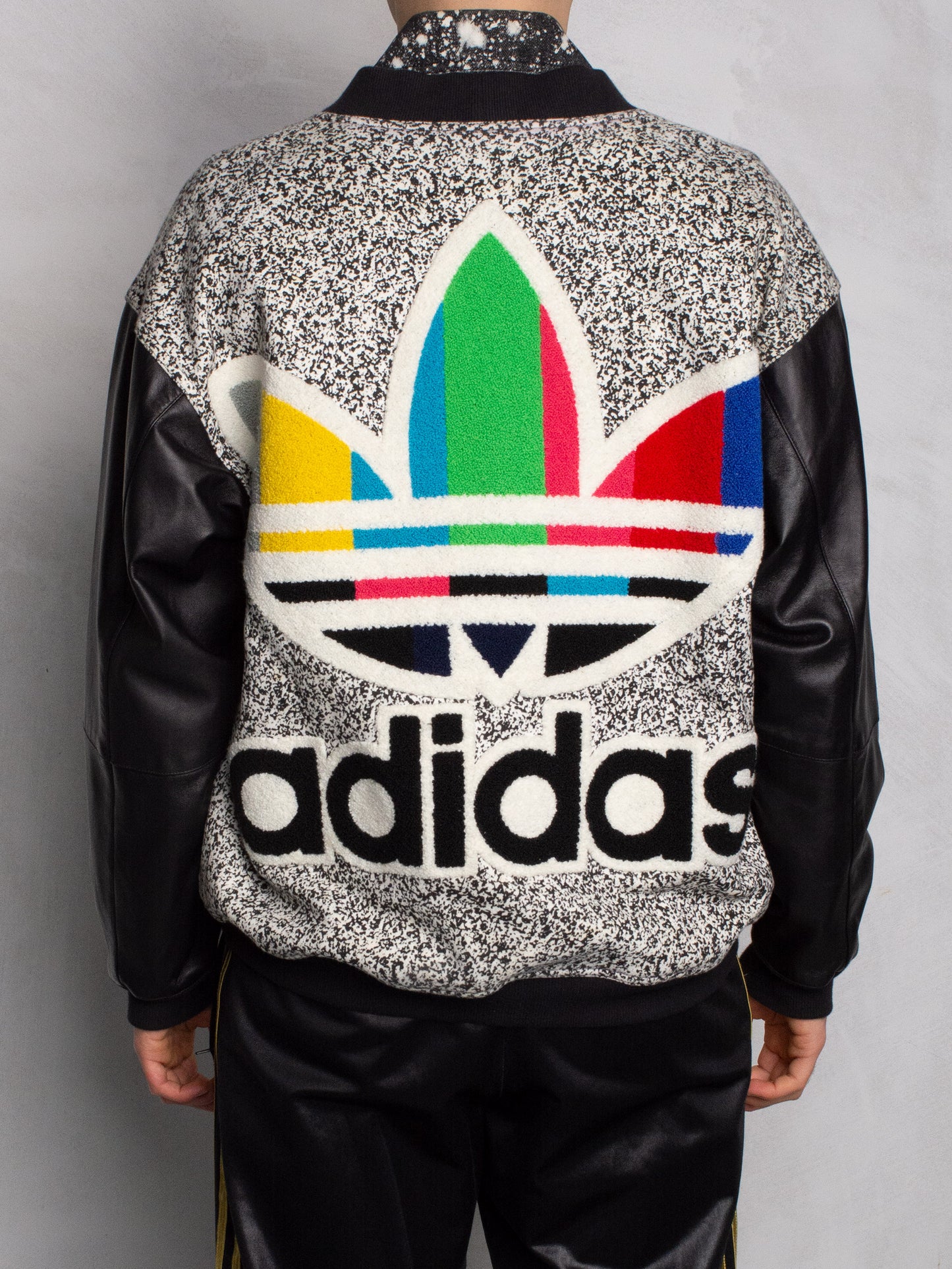 adidas Originals by Jeremy Scott - A/W 2009 - (sample) TV varsity jacket - size M