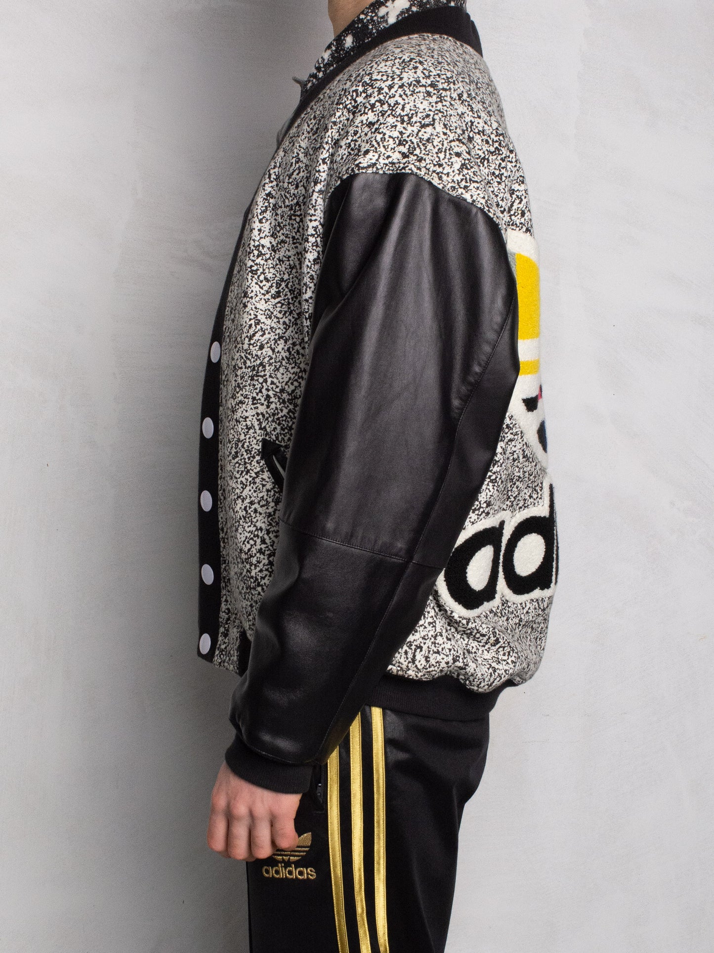 adidas Originals by Jeremy Scott - A/W 2009 - (sample) TV varsity jacket - size M