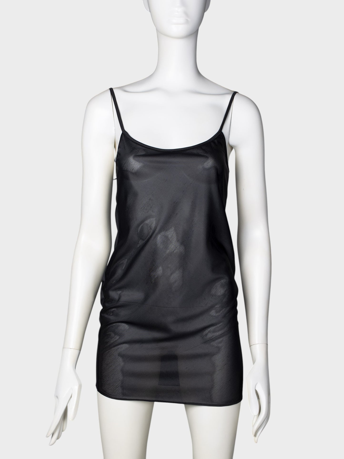 Helmut Lang - 1991 - transparent mini dress - size 42
