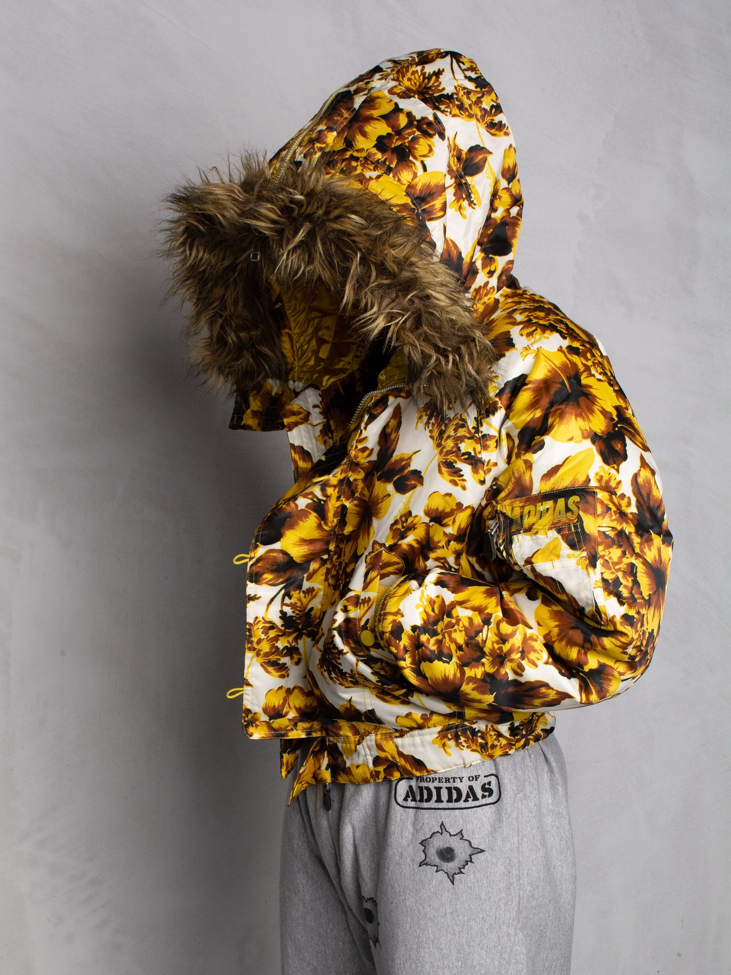 adidas Originals by Jeremy Scott - A/W 2013 - Golden Flower Down Jacket - size M