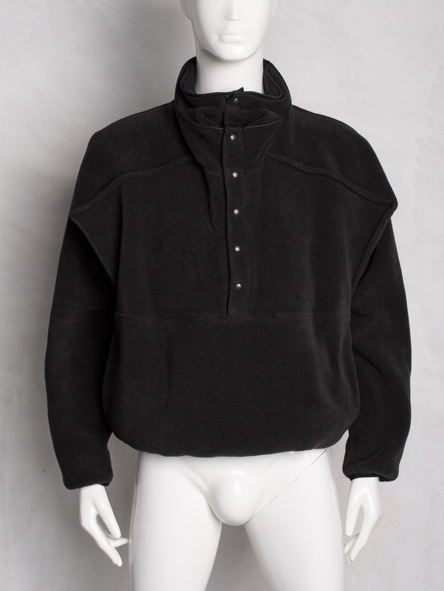 Y/Project Fleece Pop-Up Sweater (black) - size M