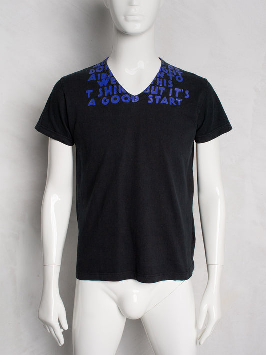vintage Maison Martin Margiela AIDS awareness t-shirt (black)
