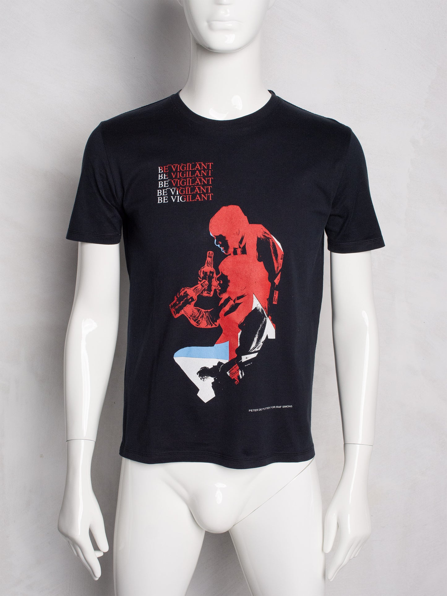 Raf Simons X Peter De Potter "Be Vigilant" t-shirt