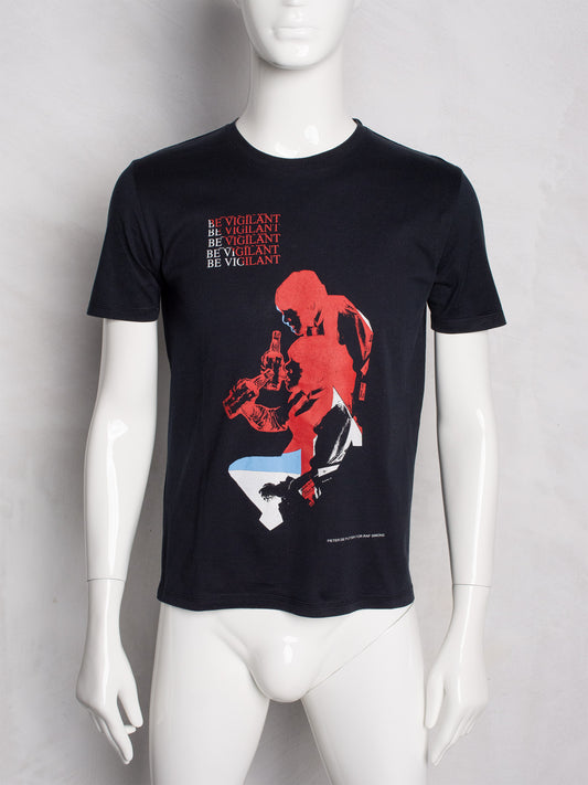 Raf Simons X Peter De Potter "Be Vigilant" t-shirt