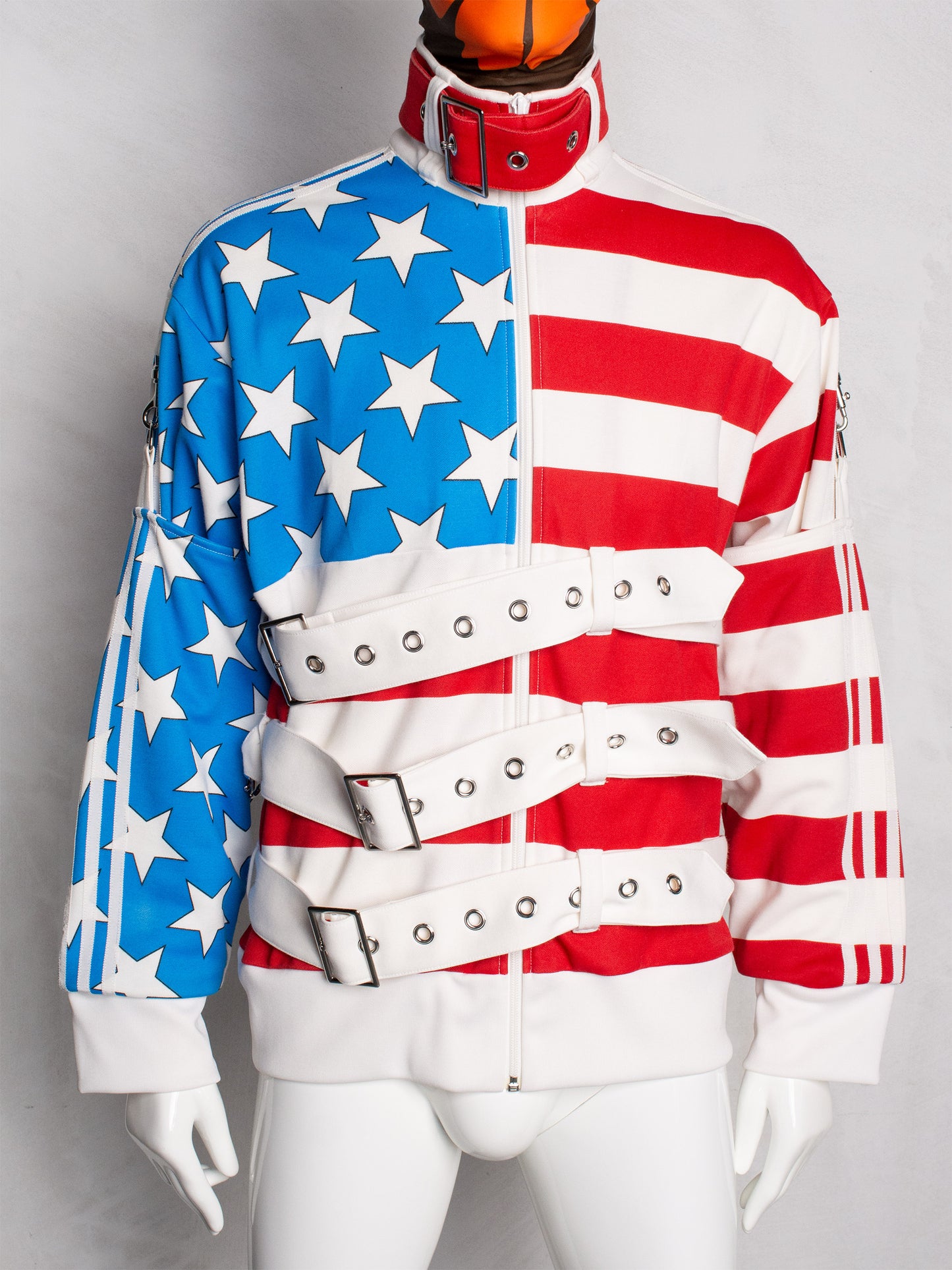 adidas Originals by Jeremy Scott S/S 2012 JS Stars & Stripes Track Top - size L