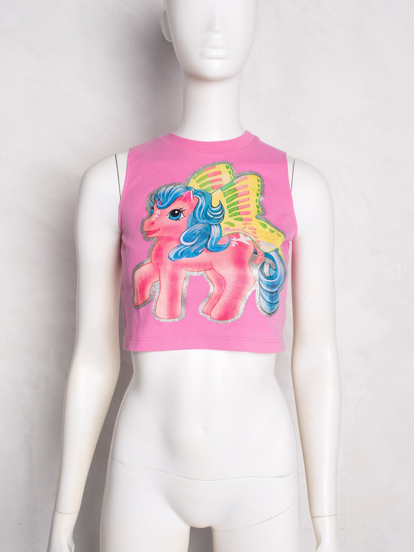 Moschino - S/S 2018 - My Little Pony crop top - size 36