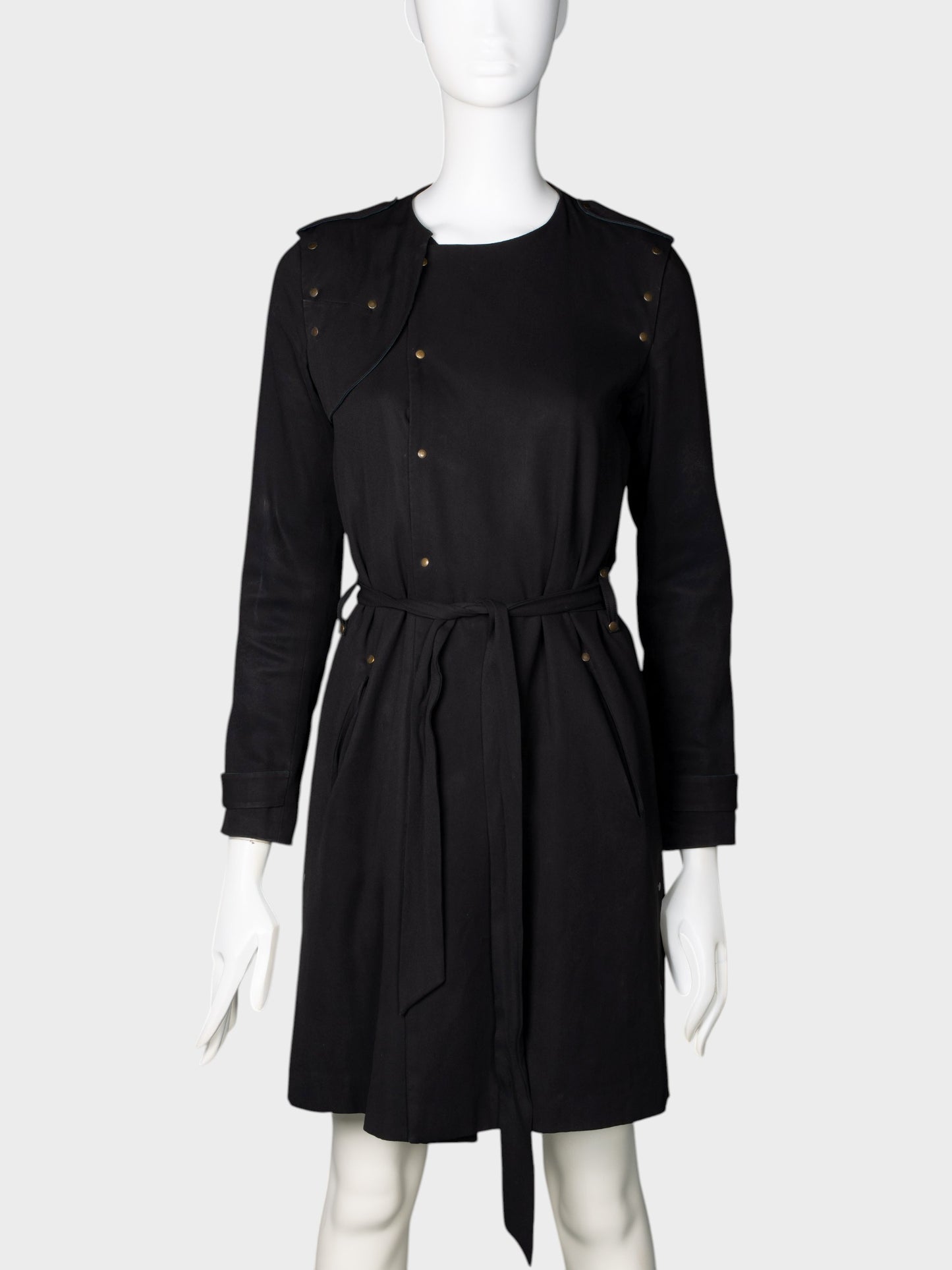 A.F.Vandevorst - studded trench coat