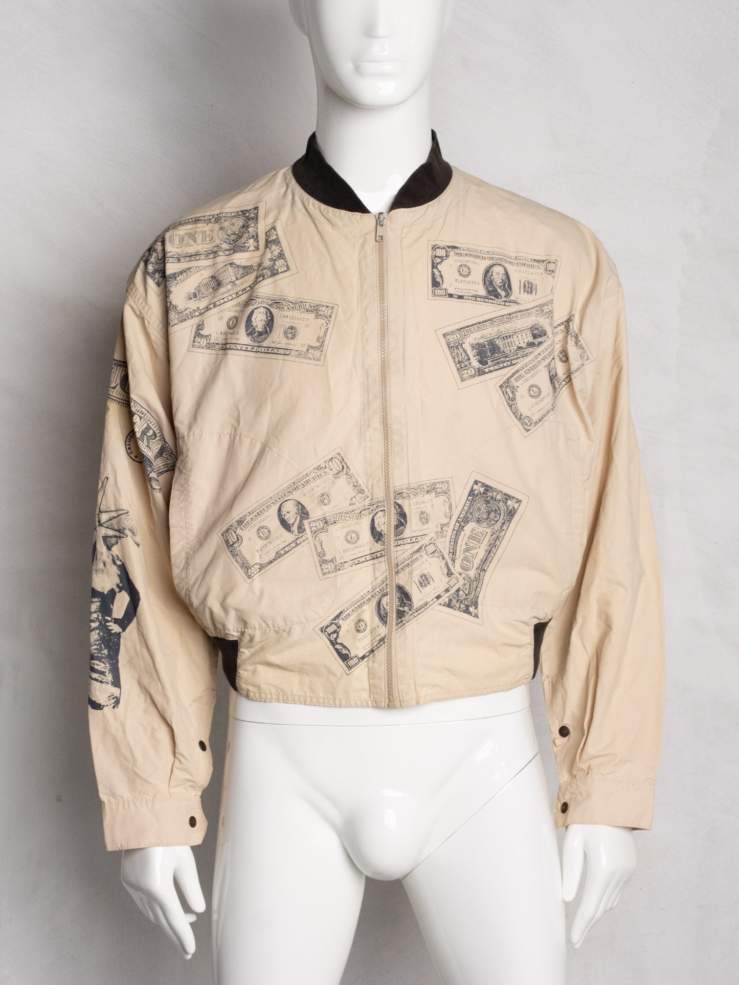 vintage Calugi e Giannelli dollar print jacket - size 48