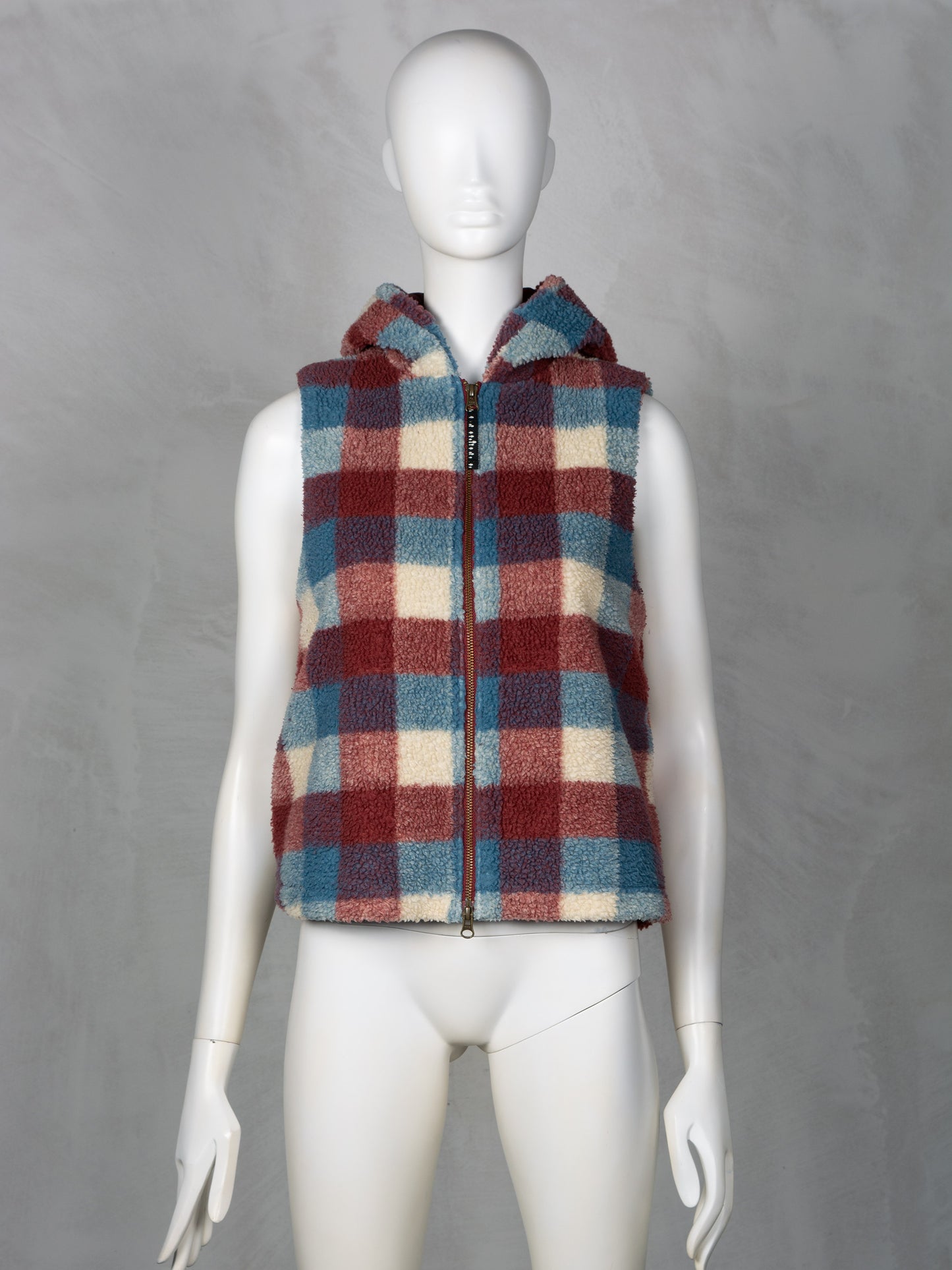 Né-net - bear ears sherpa vest - women's size 2