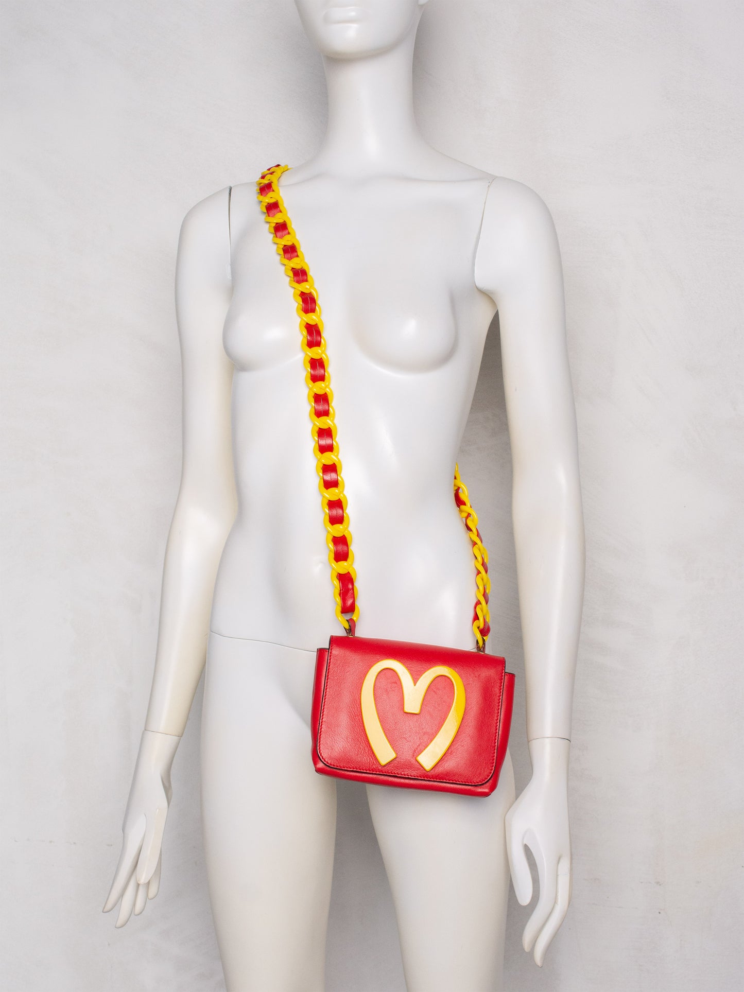 Moschino A/W 2014 "McDonald's" mini crossbody bag