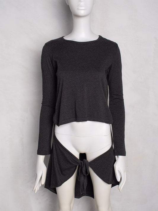 Y-3 A/W 2016 cotton and wool dress - size S