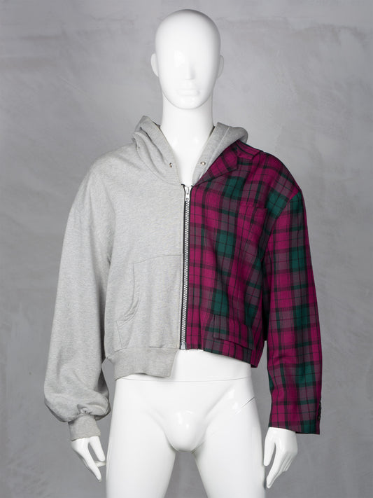 Gosha Rubchinskiy S/S 2018 hybrid rave-ish hoodie/jacket - size S