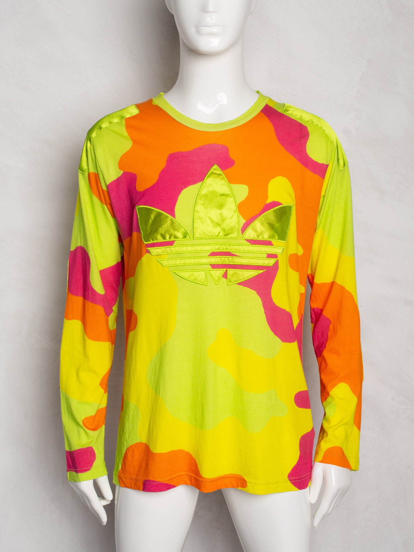 adidas Originals by Jeremy Scott - A/W 2013 - Neon Camo Long Sleeve - size L