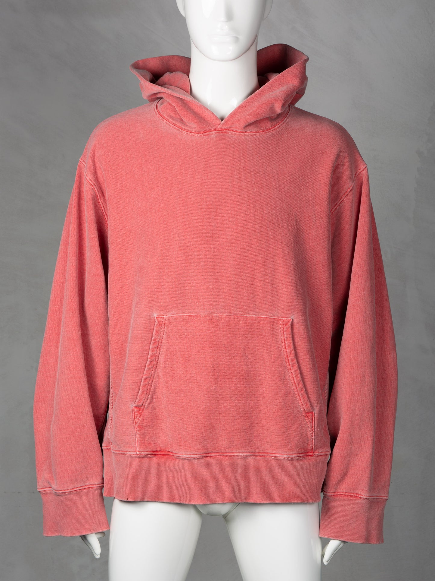 YEEZY Season 3 (2016) - Fleece Hoodie (Fluoro Red) - size S