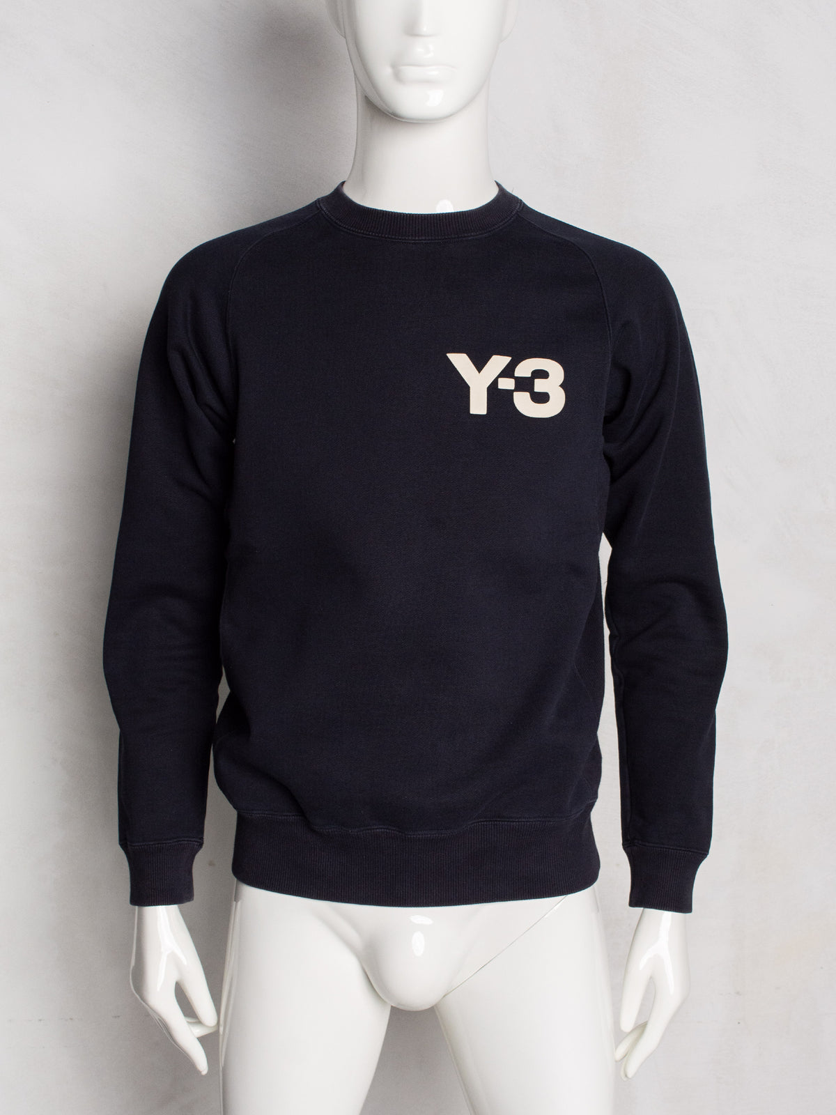 Y-3 - A/W 2003 - logo crewneck (navy) - men's size M