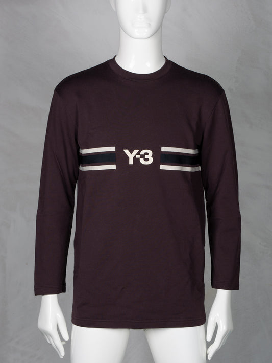 Y-3 A/W 2003 logo stretchy long-sleeve - size M