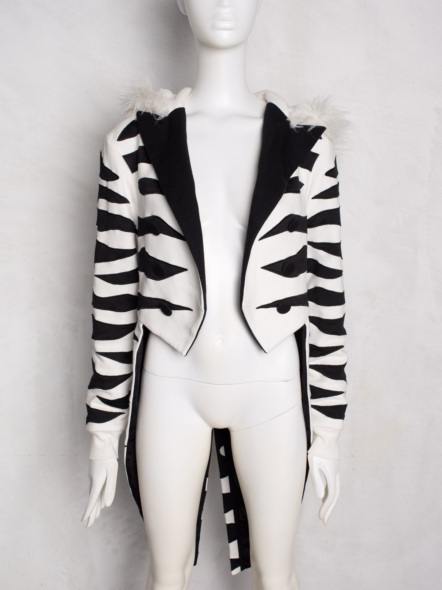 adidas Originals by Jeremy Scott S/S 2015 white tiger tuxedo - men's size M