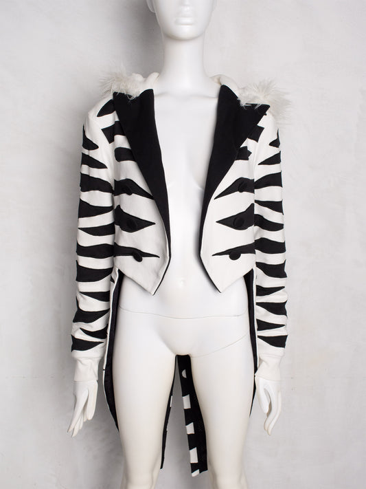 adidas Originals by Jeremy Scott S/S 2015 white tiger tuxedo - men's size M
