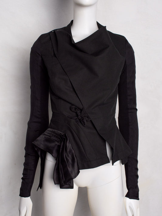 Rick Owens S/S 2006 asymmetric jacket - size 40IT