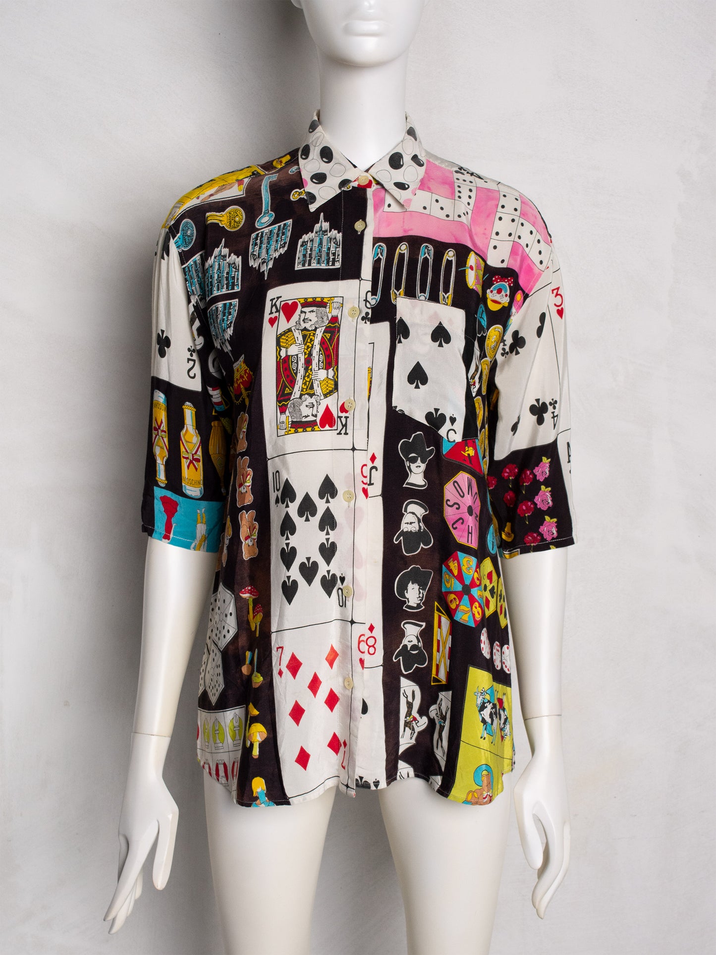 vintage Moschino Jeans print oversized shirt - women's size S