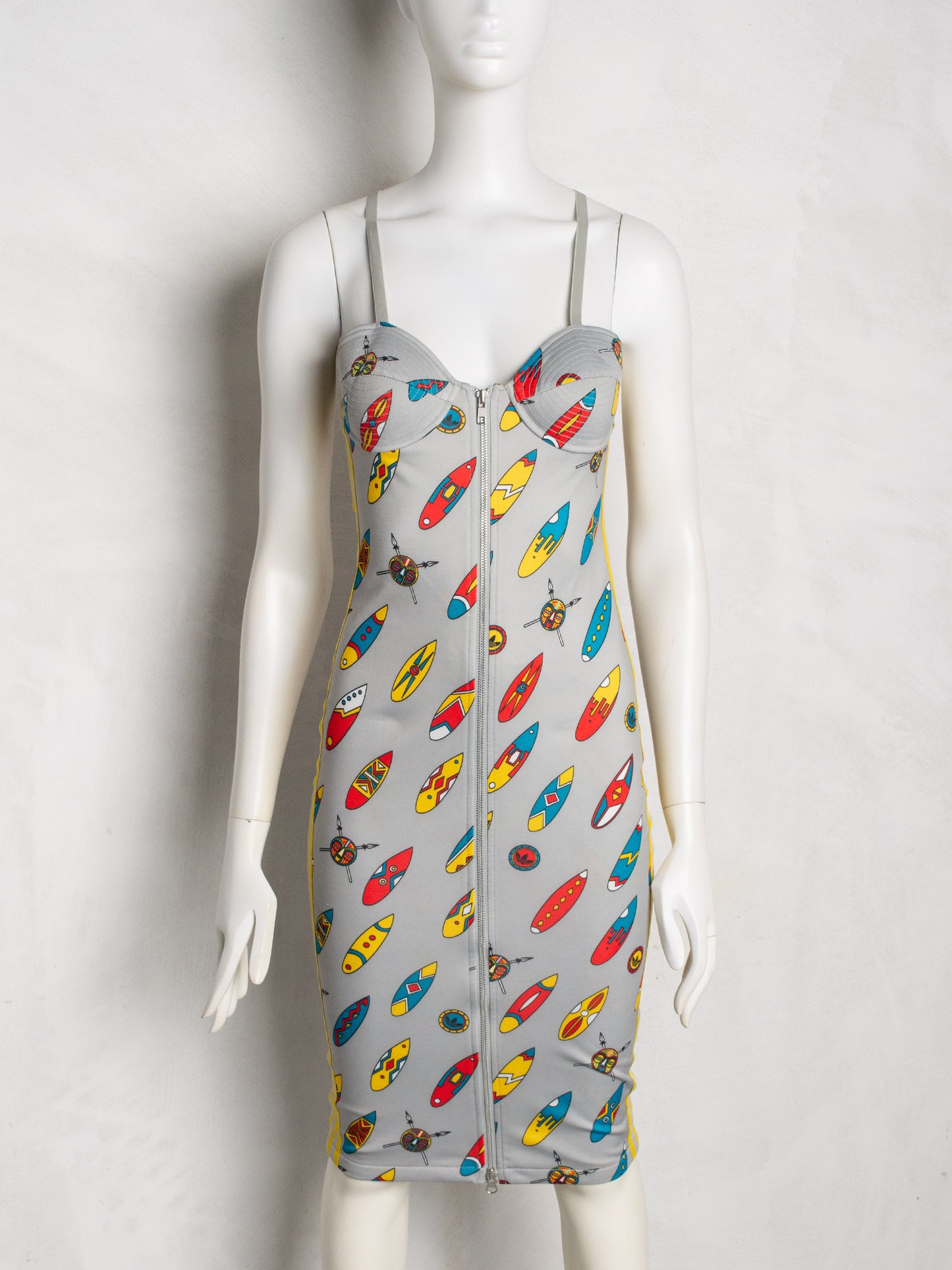 adidas Originals by Jeremy Scott - A/W 2009 - African Surfboard dress - size 38