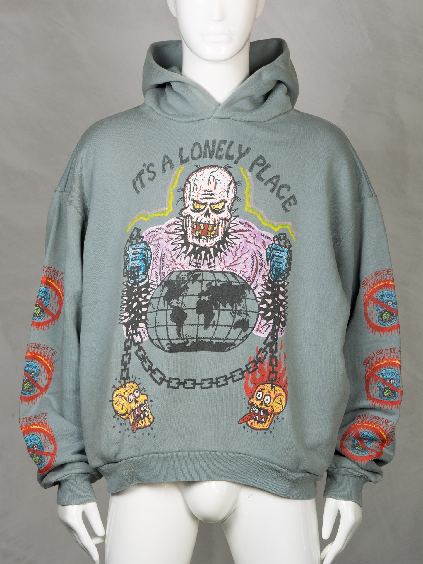 YEEZY Season 6 Kanye West X XXXTENTACION Glacier hoodie - size L