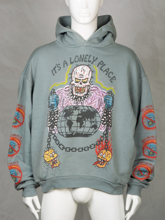 YEEZY Season 6 Kanye West X XXXTENTACION Glacier hoodie - size L