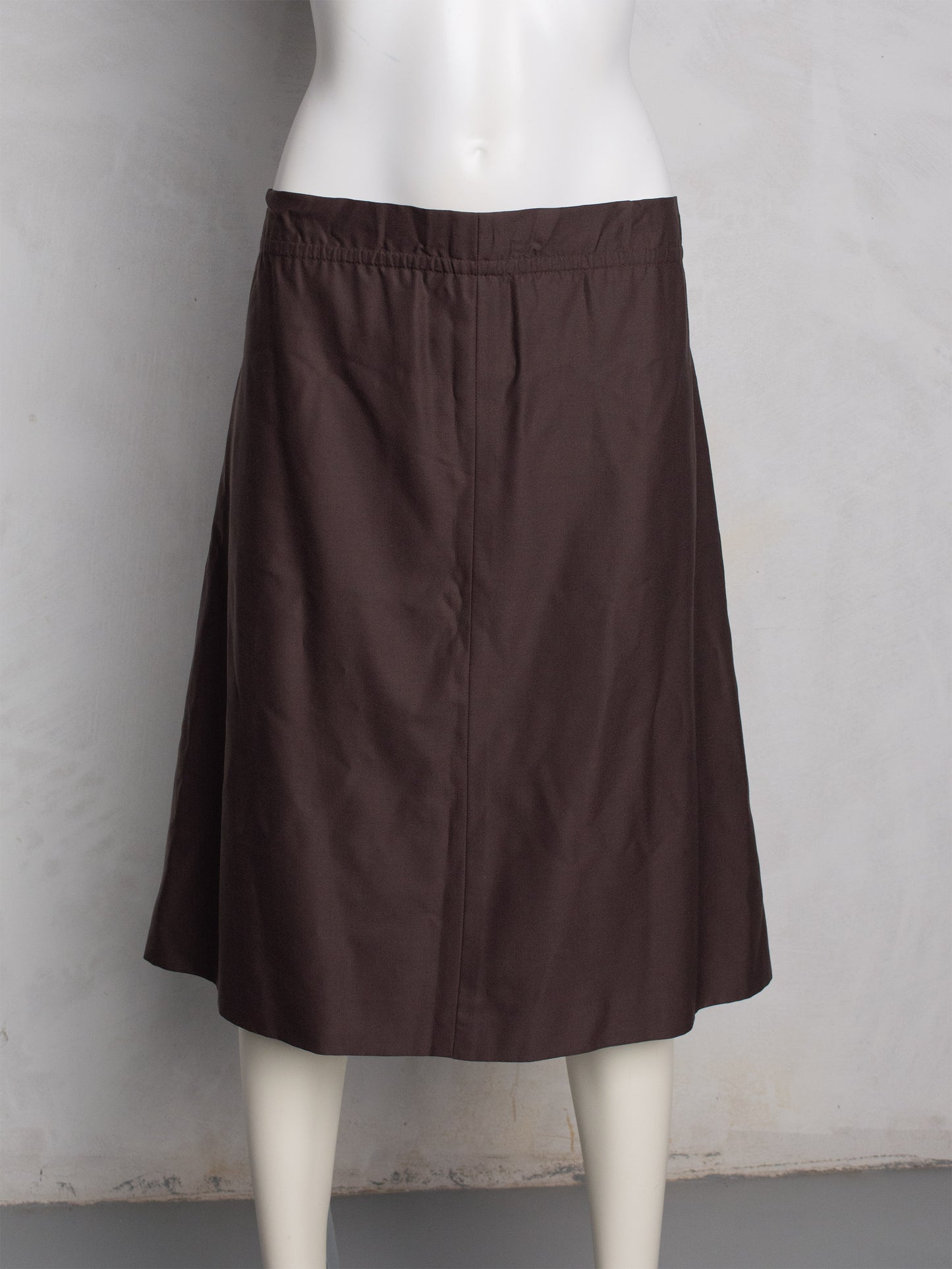 (sample) Bernhard Willhelm A/W 2001 wool skirt with embroidered detail - size 40