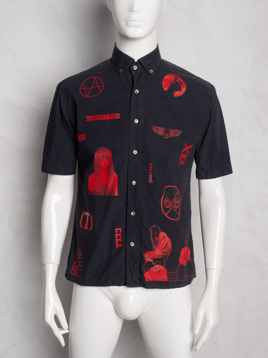 Raf Simons S/S 2003 "Consumed" Cell shirt - size 48