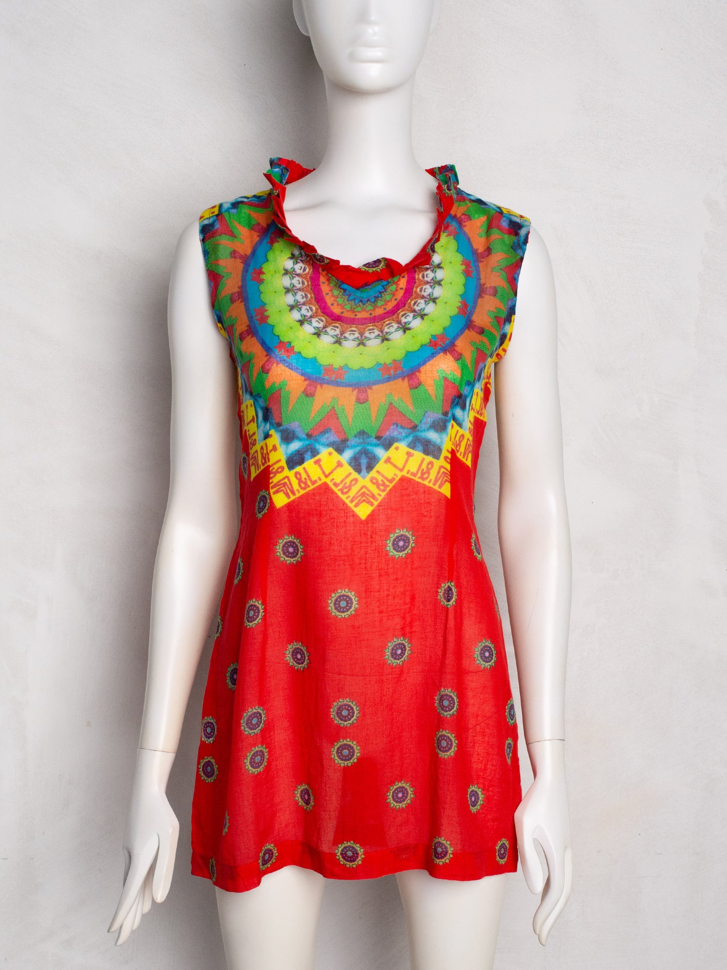 Wild & Lethal Trash S/S 1997 psychedelic mini dress