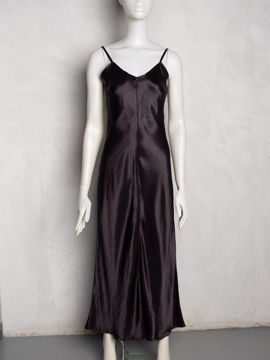 1990's Gaultier Jean's satin maxi dress - size 40