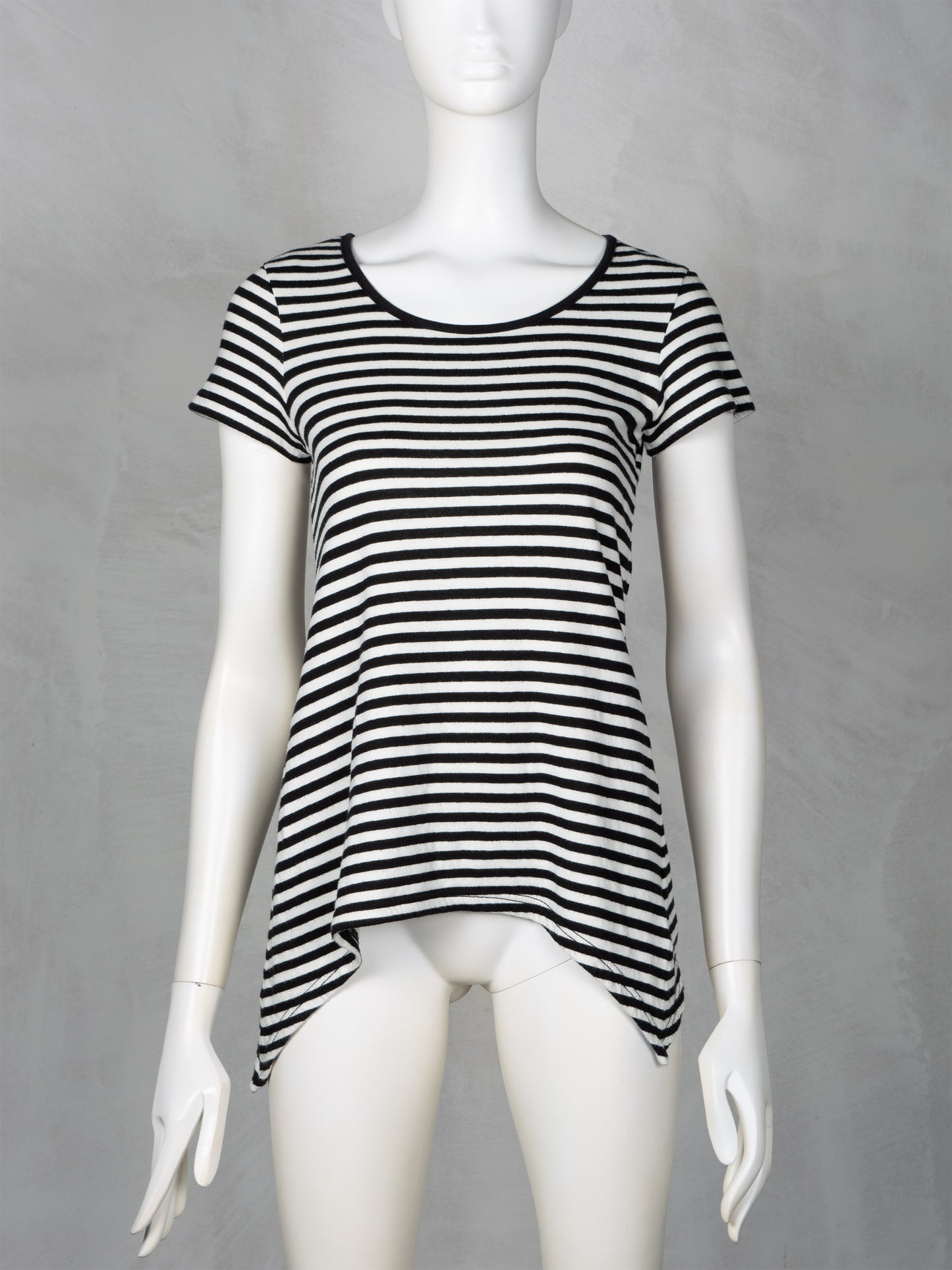 Y-3 - A/W 2012 - french terry striped t-shirt - women's size M
