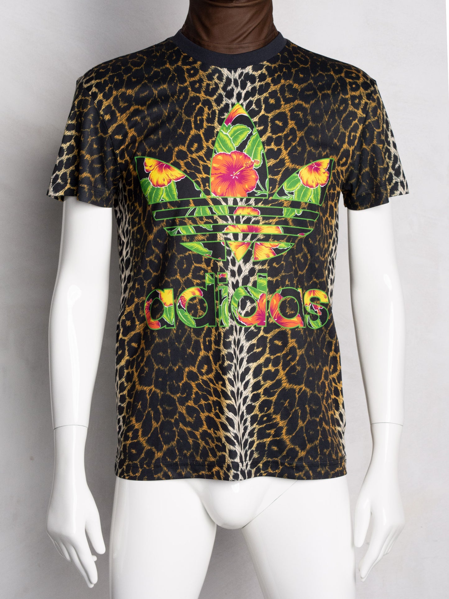 adidas Originals by Jeremy Scott - S/S 2014 - (sample) leopard print t-shirt - size M