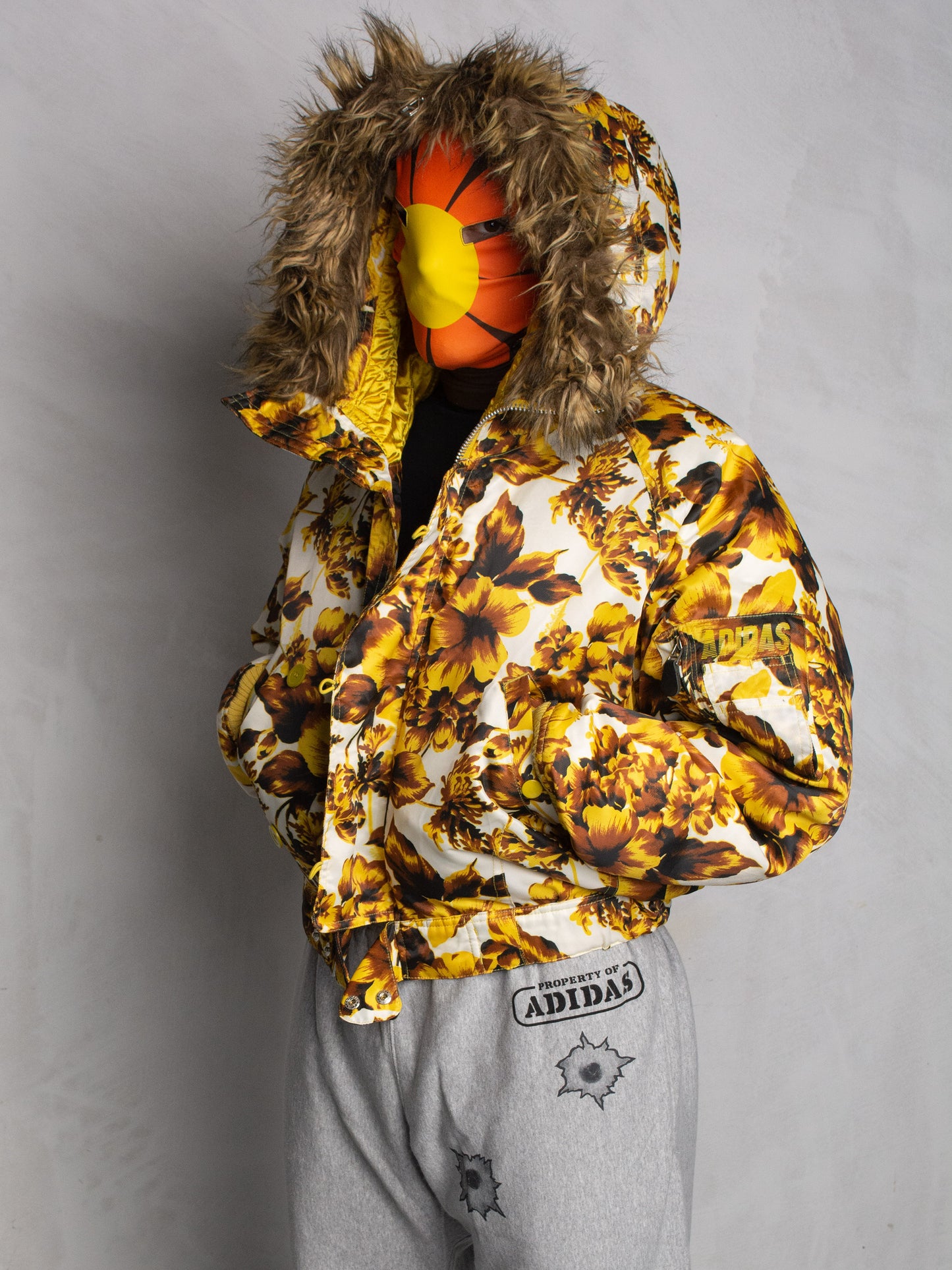 adidas Originals by Jeremy Scott - A/W 2013 - Golden Flower Down Jacket - size M