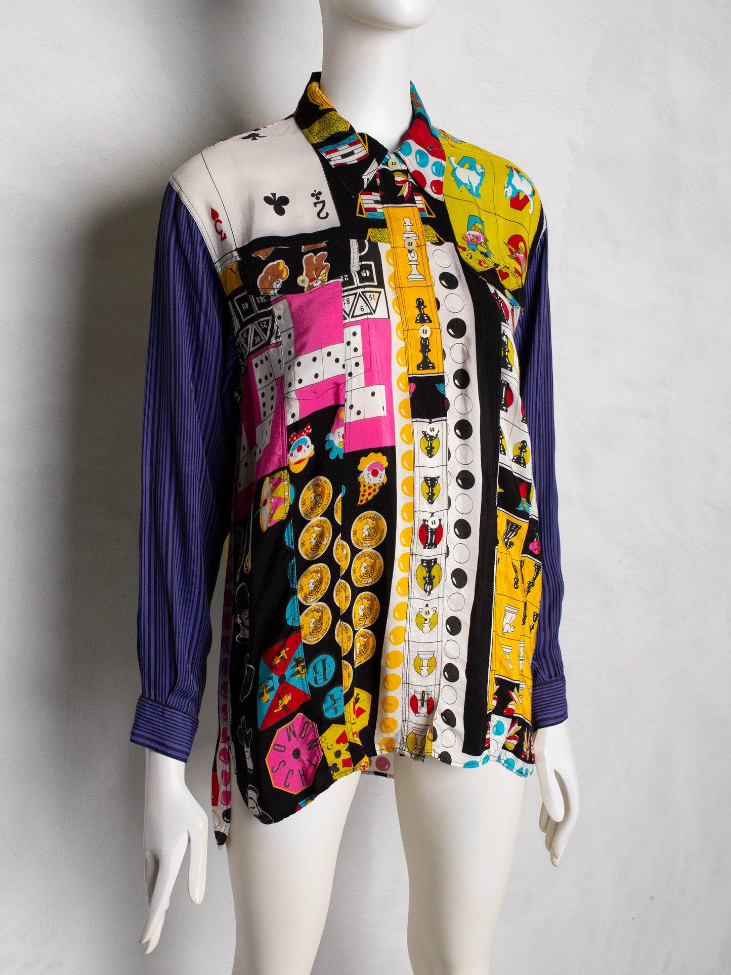 vintage Moschino Jeans print oversized shirt - women's size M