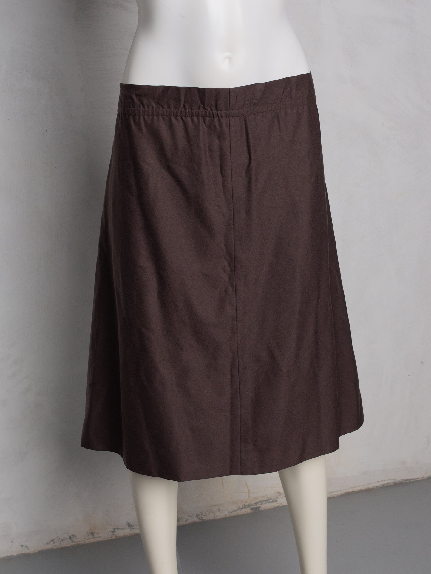 (sample) Bernhard Willhelm A/W 2001 wool skirt with embroidered detail - size 40