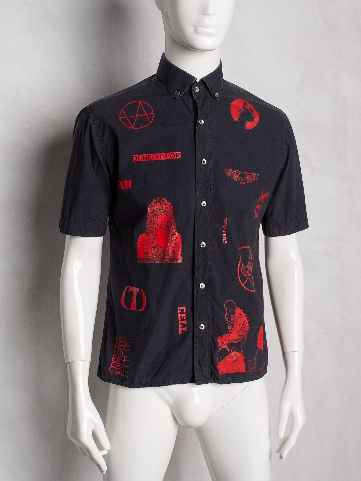 Raf Simons S/S 2003 "Consumed" Cell shirt - size 48