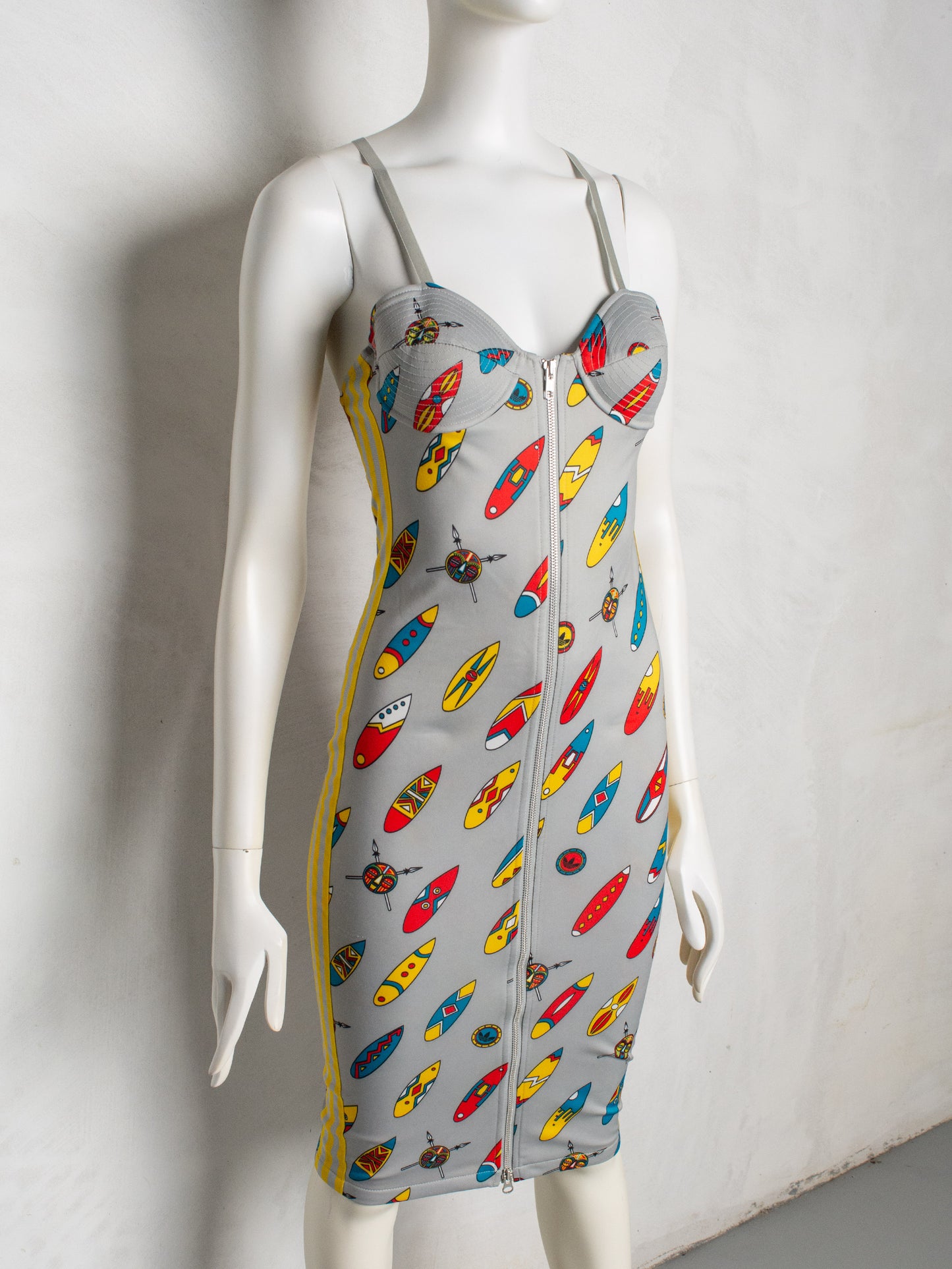 adidas Originals by Jeremy Scott - A/W 2009 - African Surfboard dress - size 38