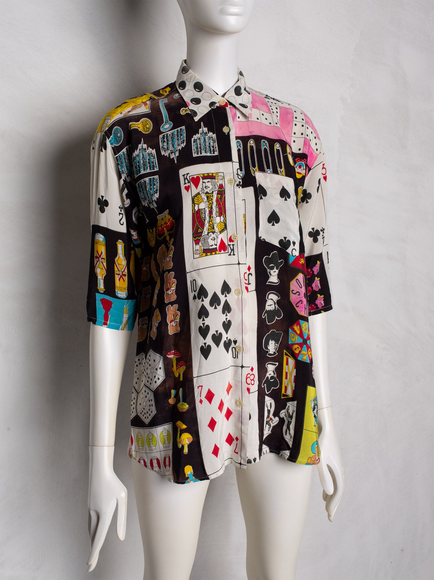 vintage Moschino Jeans print oversized shirt - women's size S