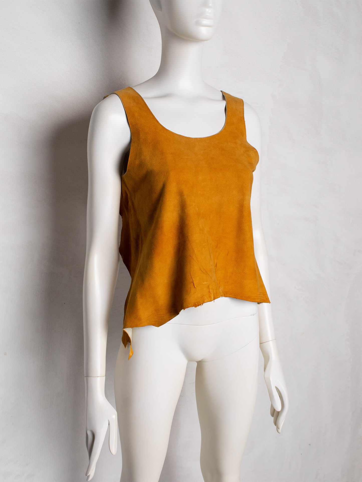 2000's JPG.Jean's leather top - women's size 42