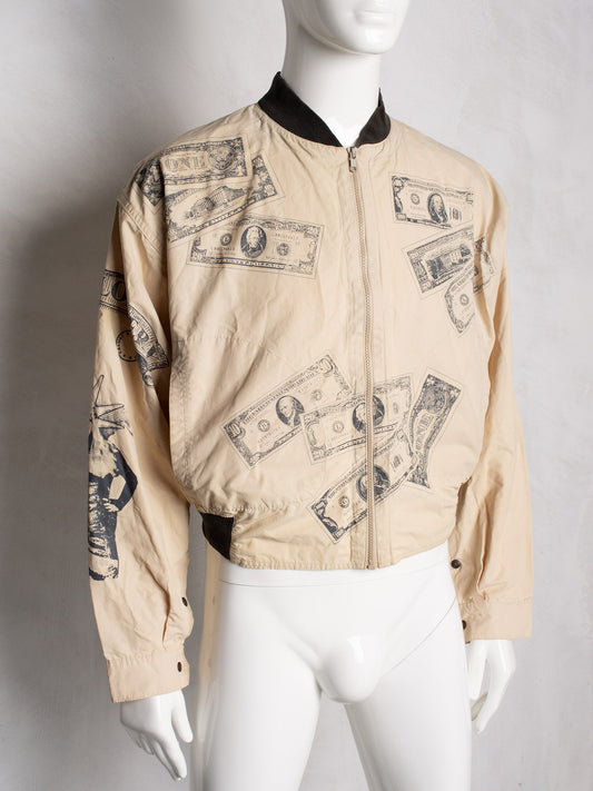 vintage Calugi e Giannelli dollar print jacket - size 48