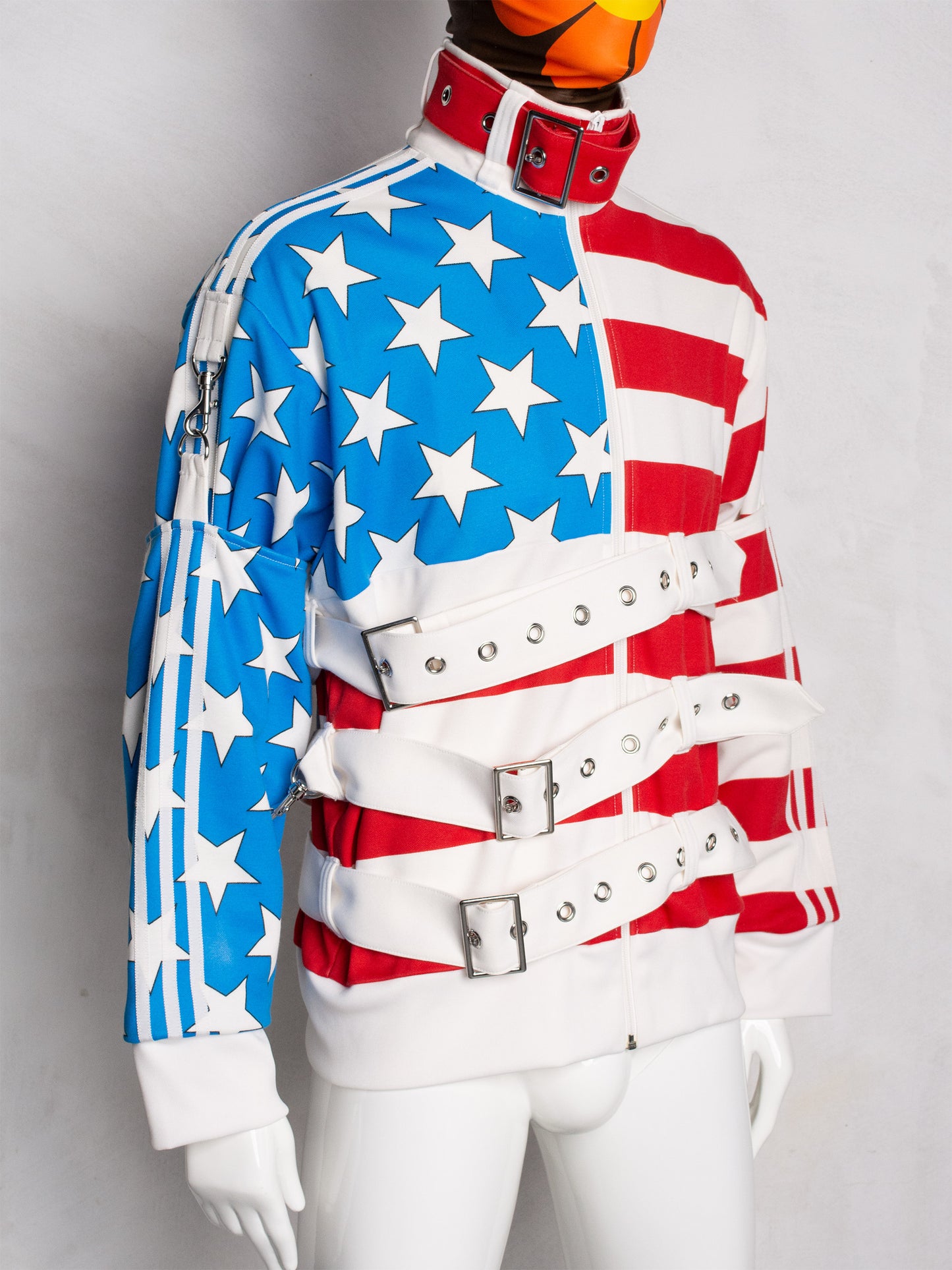 adidas Originals by Jeremy Scott S/S 2012 JS Stars & Stripes Track Top - size L