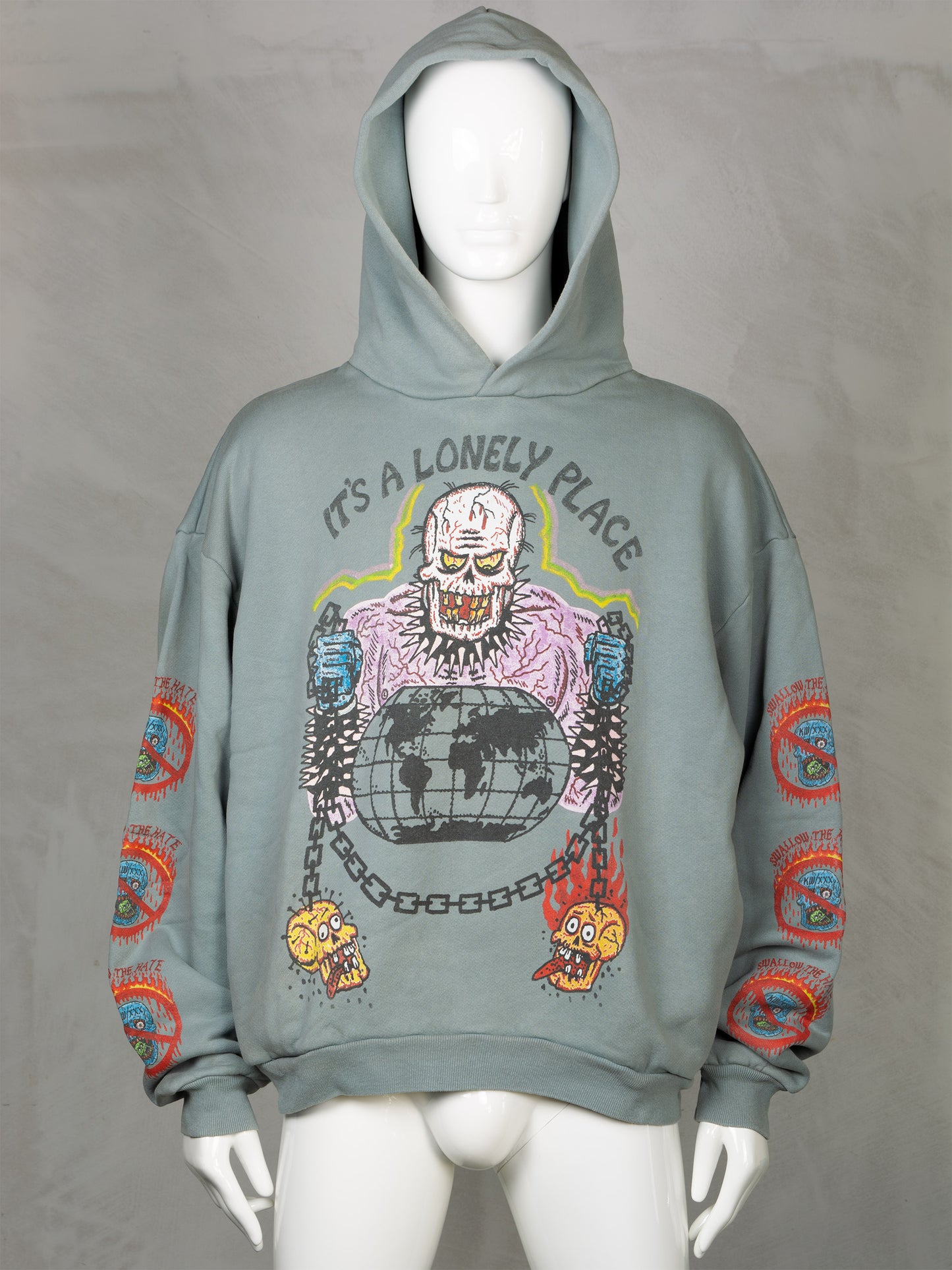 YEEZY Season 6 Kanye West X XXXTENTACION Glacier hoodie - size L