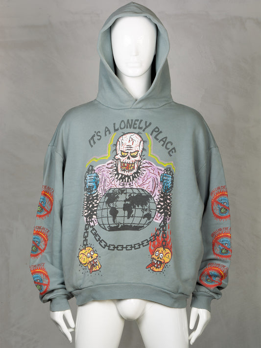 YEEZY Season 6 Kanye West X XXXTENTACION Glacier hoodie - size L