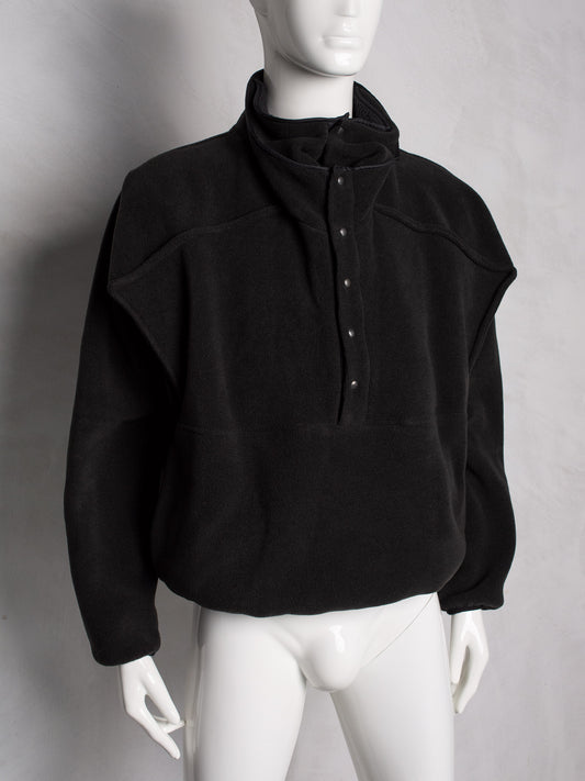 Y/Project Fleece Pop-Up Sweater (black) - size M