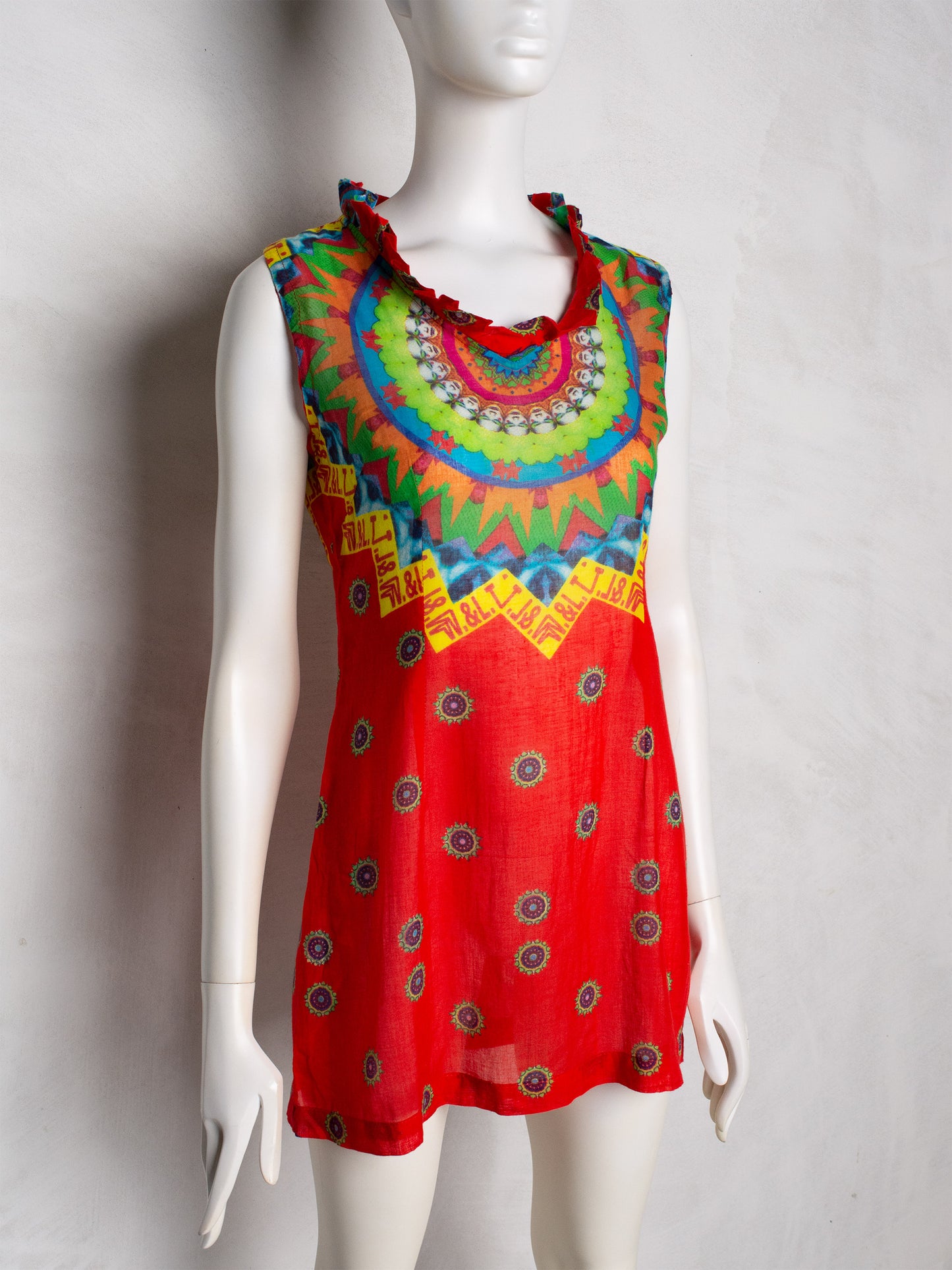 Wild & Lethal Trash S/S 1997 psychedelic mini dress
