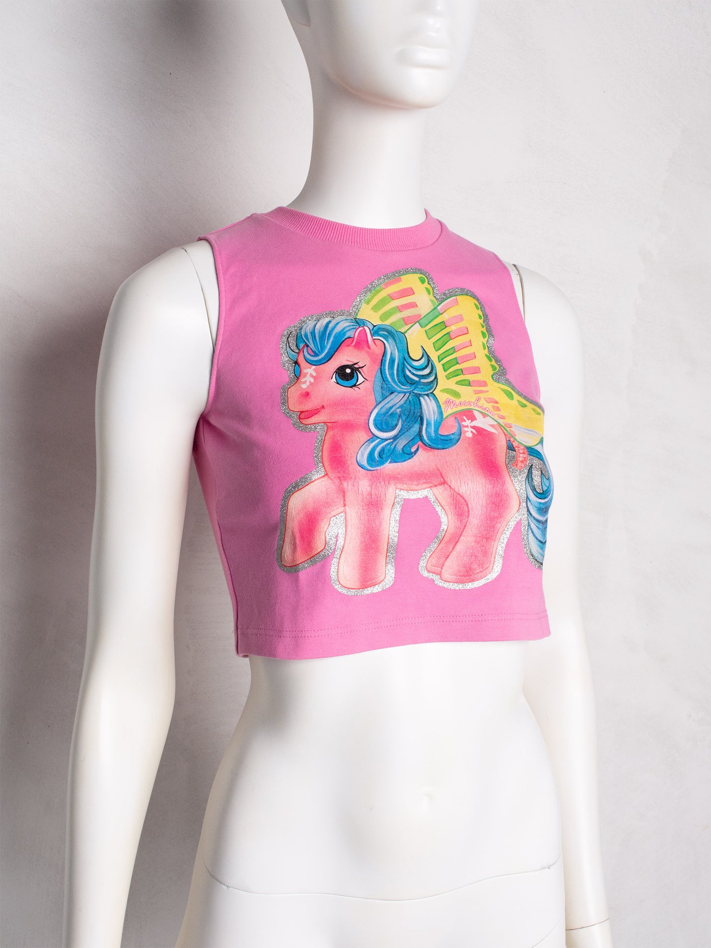 Moschino - S/S 2018 - My Little Pony crop top - size 36