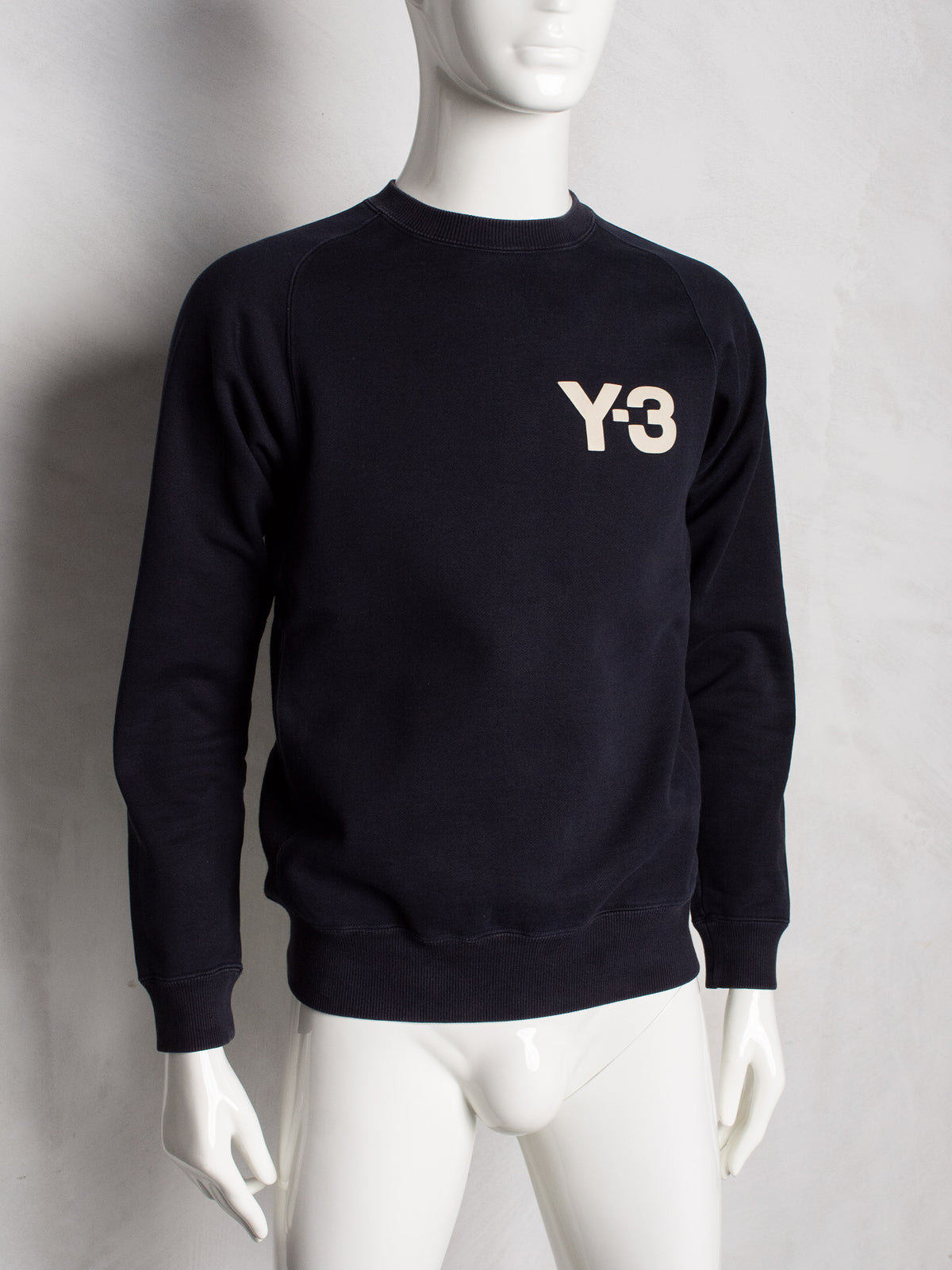 Y-3 - A/W 2003 - logo crewneck (navy) - men's size M