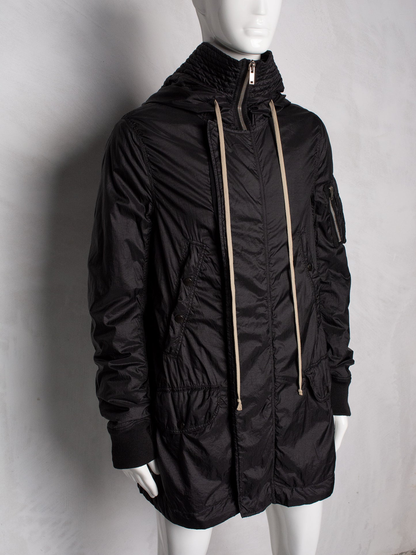 Rick Owens DRKSHDW A/W 2015 nylon parka - men's size S
